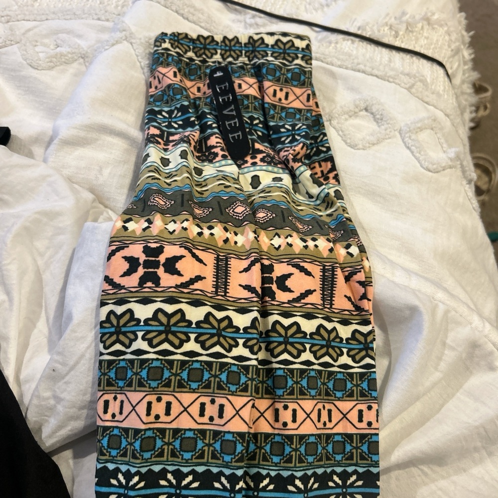 LuLaRoe Multicolor Patterned Leggings